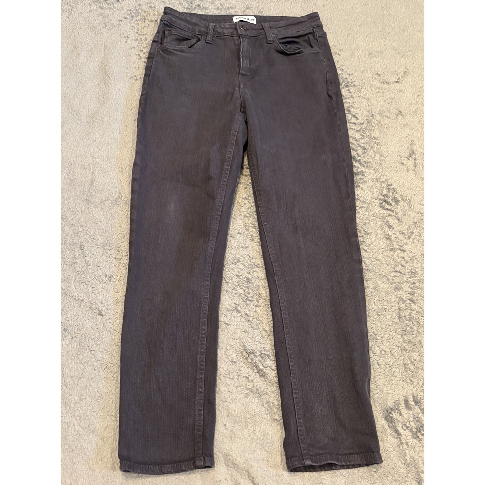Studio Blue Jeans Womens 26 Gray Skinny Denim Stretch Casual Pants Mid Rise